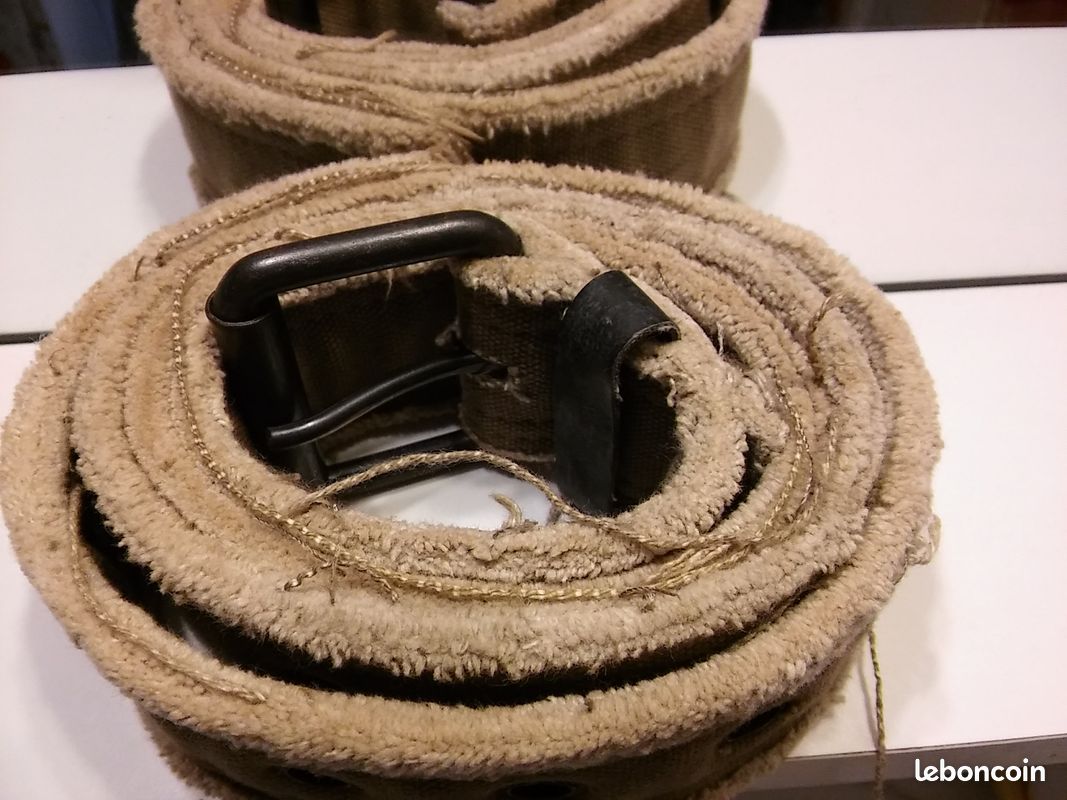 Ceinture coton 115x4 kaki (image 1)