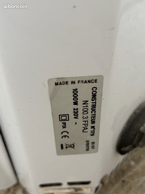 Noirot – Convecteur électrique horizontal 1000W (image 2)