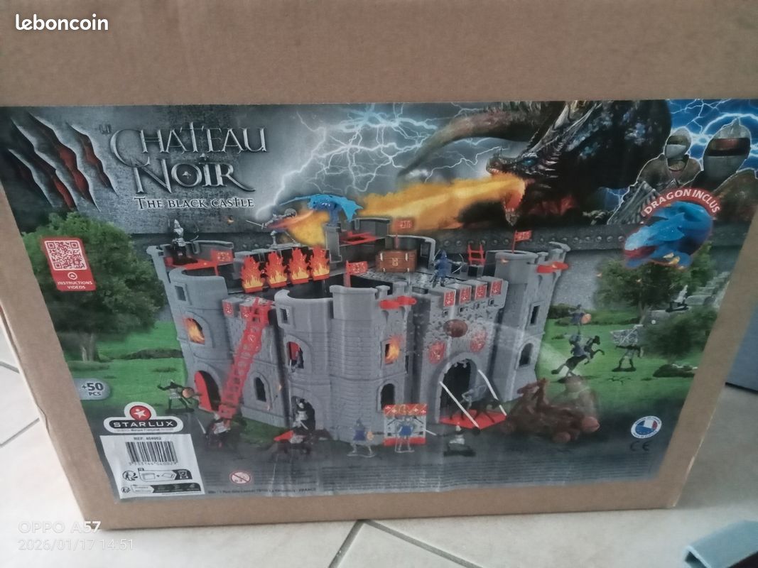 Château médiéval - Kit de construction - 544 pièces - Château médiéval