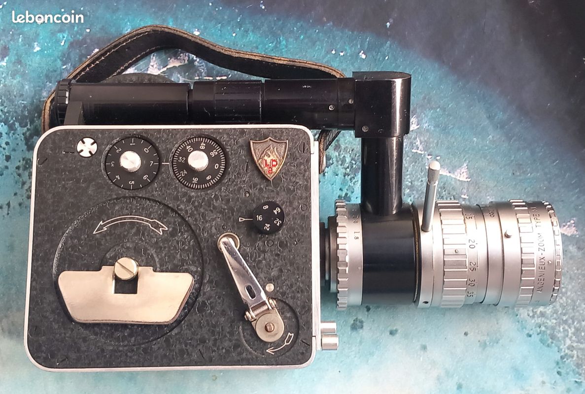 CAMERA CINÉMA FILM 8mm LEVEQUE LD8 + objectif zoom ANGENIEUX EUR 200,00 - FR CAMERA CINÉMA FILM 8mm LEVEQUE LD8 + objectif zoom ANGENIEUX EUR 200,00 - FR