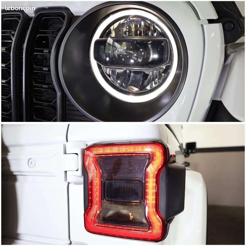 Jeep Wrangler Unlimited Sahara 2.0 Turbo 272 ch * 4x4 * Full Cuir * ACC * CarPlay * Écran 12.3 * LED (image 19)