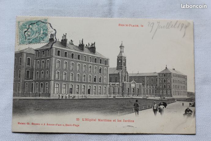 Carte Postale Ancienne Berck Plage – Marchande De Pichons – Scène De Vie Métiers 1900
