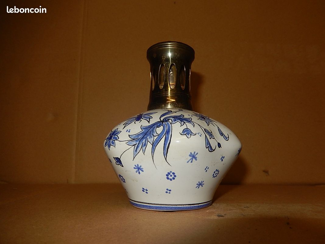Ancienne lampe berger signée Henriot Quimper (image 3)