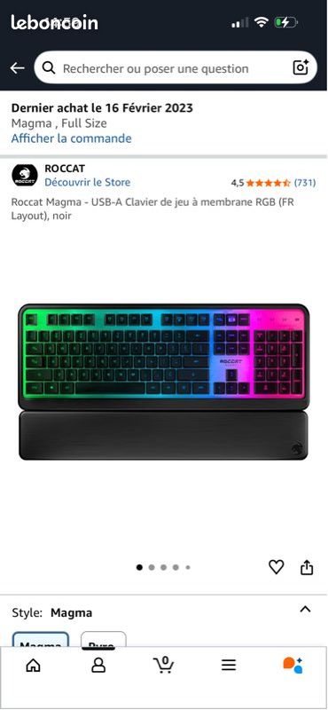 Clavier roccat magma (image 1)
