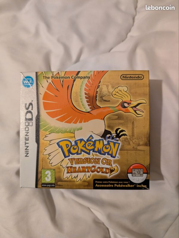 Boîte Collector Pokémon HeartGold Version Or Japonaise - SANS Jeu Ni Pokéwalker - Très Bon état