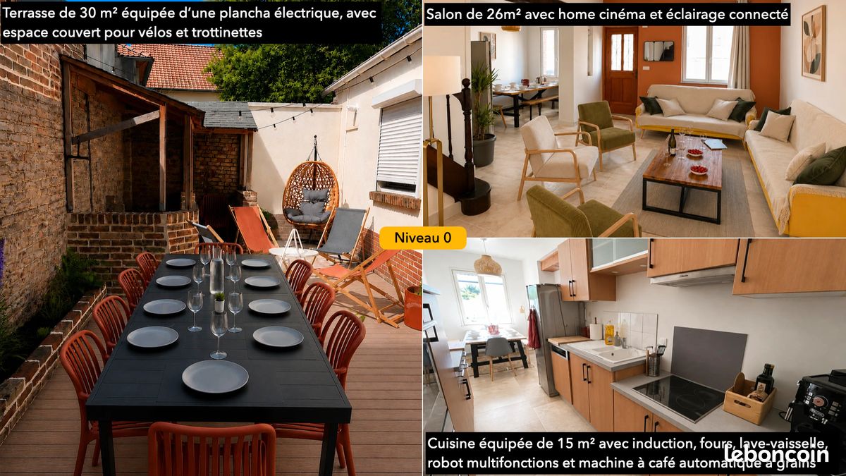 Maison 6 pièces 130 m² · à Amiens · 130 m² · 2 000 €/mois