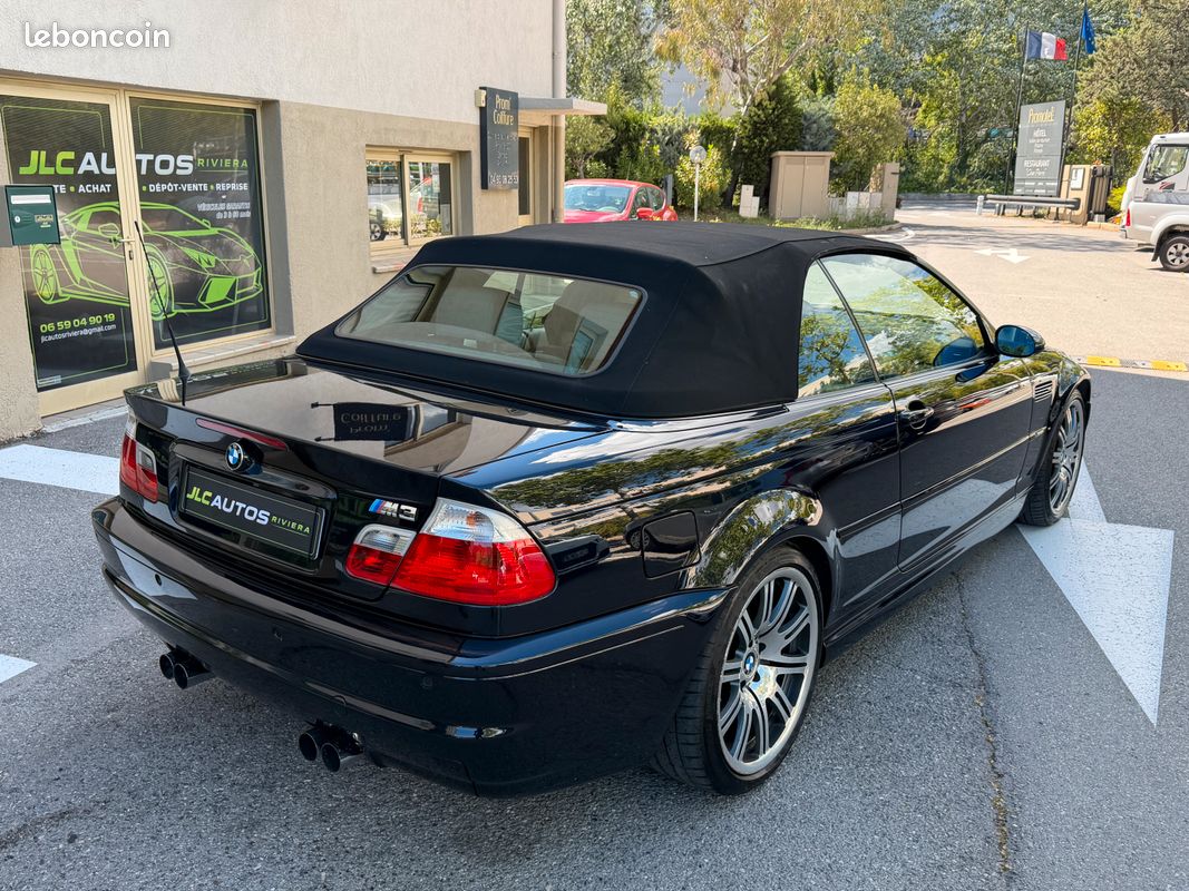Bmw m3 e46 343 cv smg cabriolet carnet et dossier d'historique disponible (image 4)