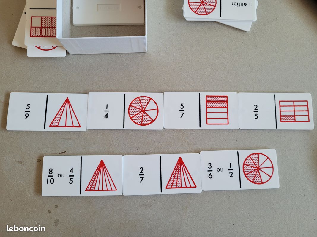NEUF - FRACTIONS - DOMINOS des ÉGALITÉS (image 4)