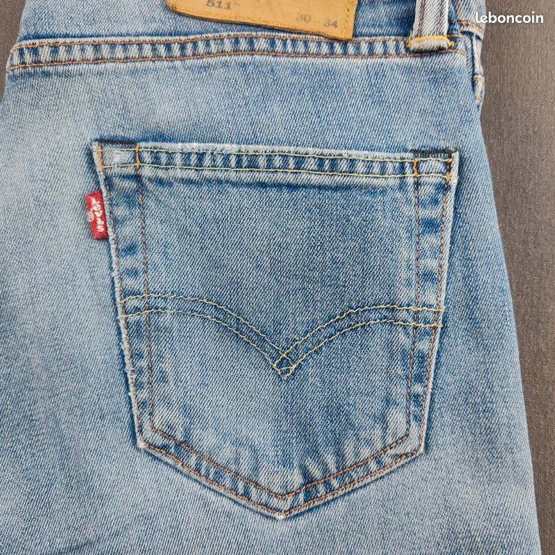 Jean / pantalon coupe droite Levi's 511 W30 L34 (image 3)
