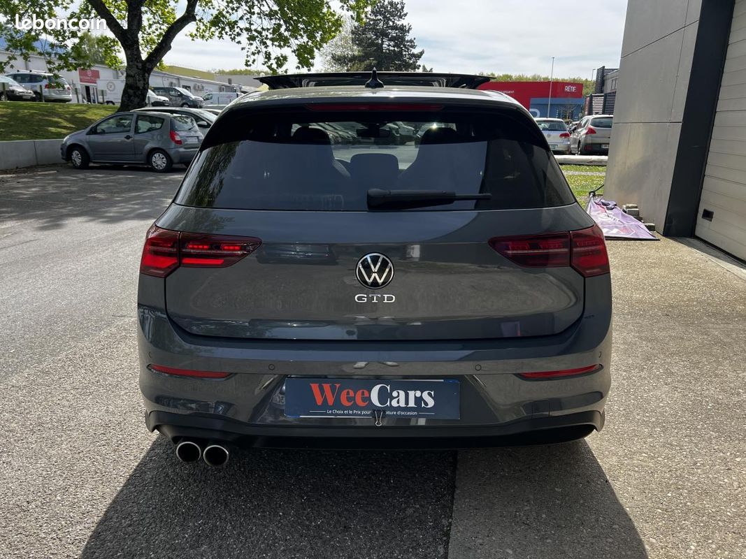 VOLKSWAGEN GOLF 2.0 TDI 200 SCR GTD DSG BVA- TOIT OUVRANT PANORAMIQUE / SUIVI 100% VW / GARANTIE 12 mois (image 6)