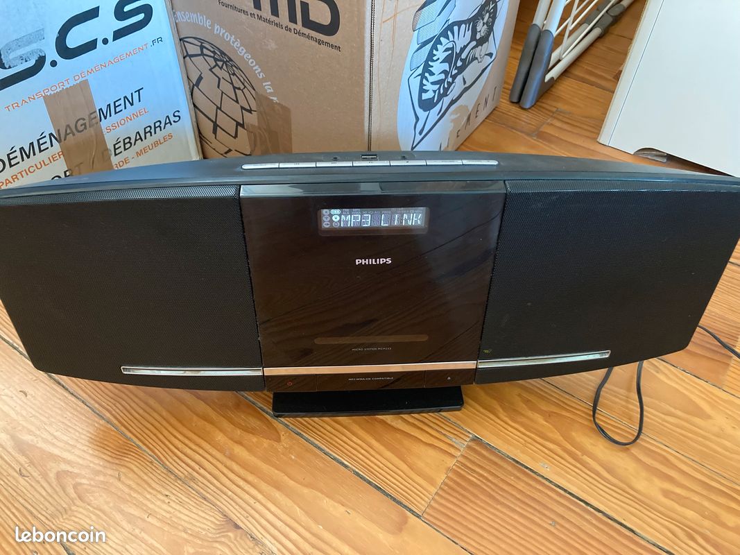 Philips TAM3205M2/12 Micro chaîne Bluetooth/CD/Radio FM/USB/Entrée
