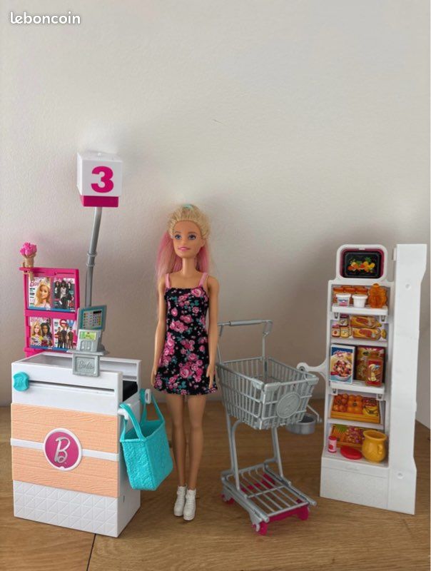 Barbie coffret supermarché Jeux Jouets