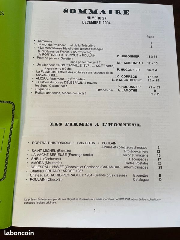 Revue Pictavia N°27 - 2004 (image 3)