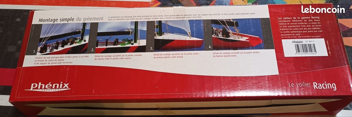 44rules Maquette décorative de voilier de course (type voilier de la Coupe de l ...