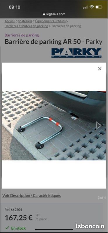 Barrière de parking AR50 PARKY (image 3)