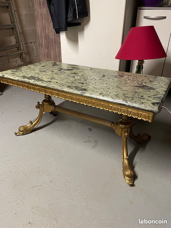 Table basse en marbre (image 1)