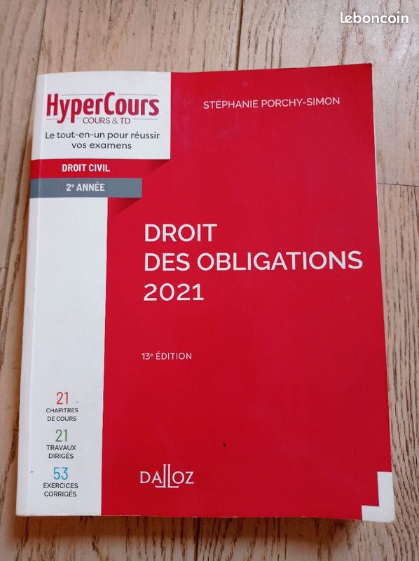 Droit des obligations 2021 - hypercours (image 1)
