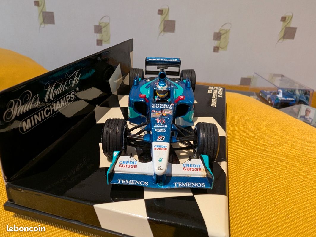 Minichamps F1 Sauber Petronas C21 2002 Heidfeld - 1/18 - Modèle D'expo Sans Boîte