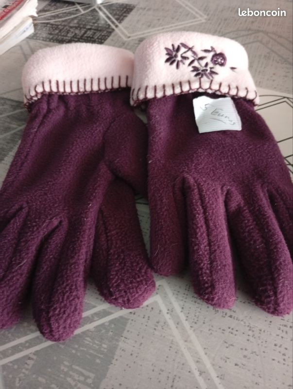 Gants pure laine femme, savoir-faire made in France Taille Taille 6.5
