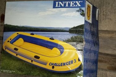 Bateau Gonflable Intex Challenger 1 Personne Jaune