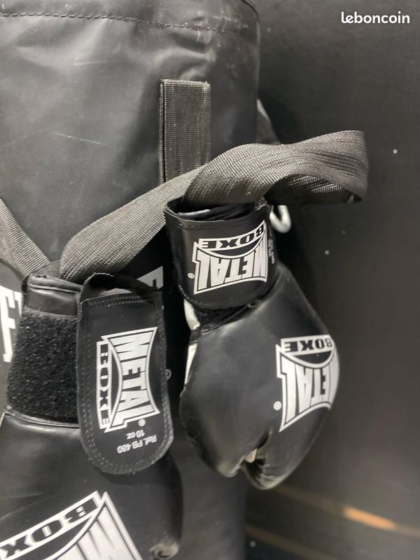 Sac de frappe Everlast Support mural Gants – Très bon état