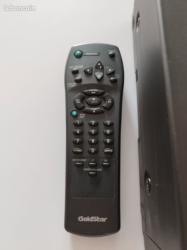 Magnétoscope VHS Goldstar AG98 (LG) D'occasion Avec Télécommande - Garanti 3 Mois, Fonctionnel