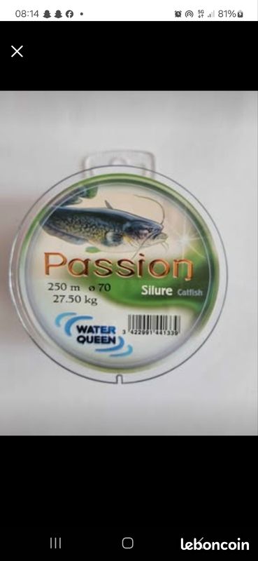 Nylon Water Queen Pour Silure – 0.50mm / 15.70kg / 300m – Spécial Pêche Au Gros