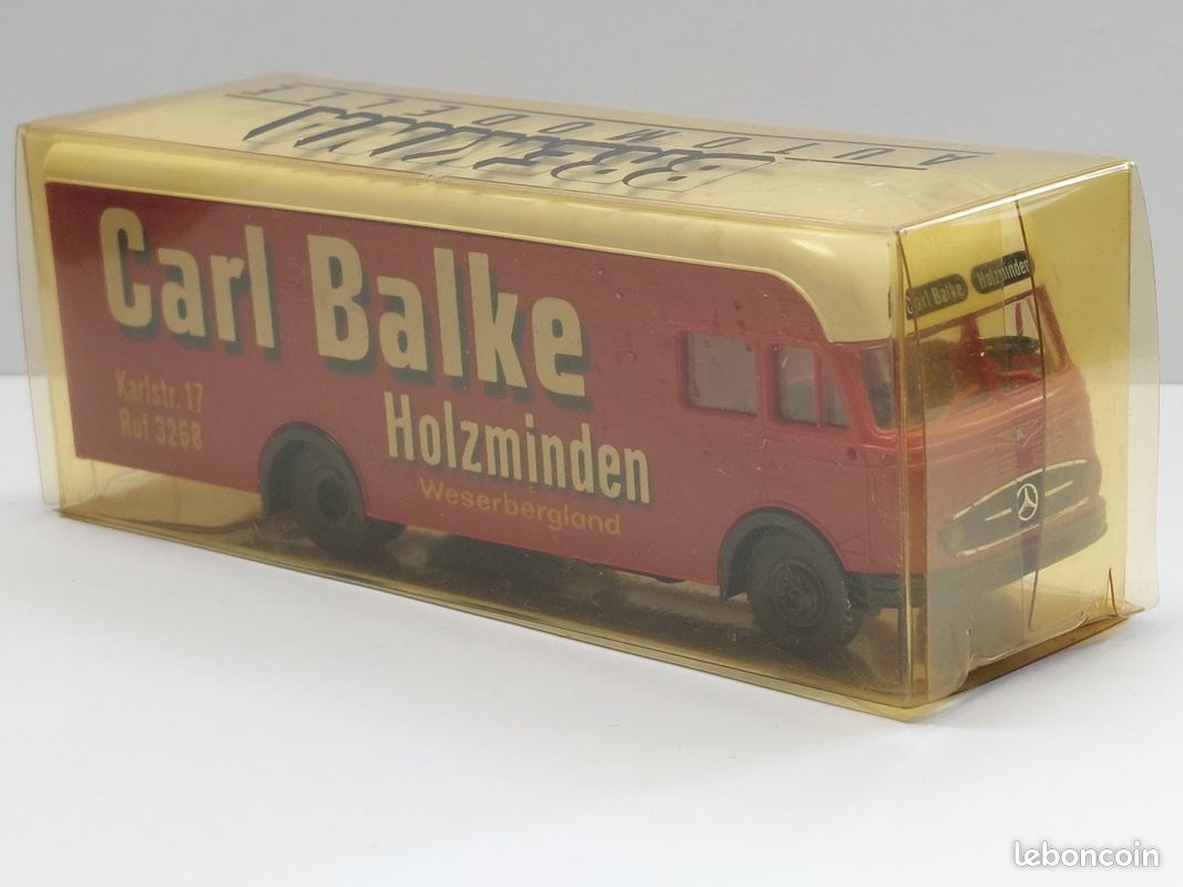 Camion Mercedes L4500 Brekina échelle HO 1/87 - Modèle Rare Gute Lohrer Bier, Occasion En Boîte