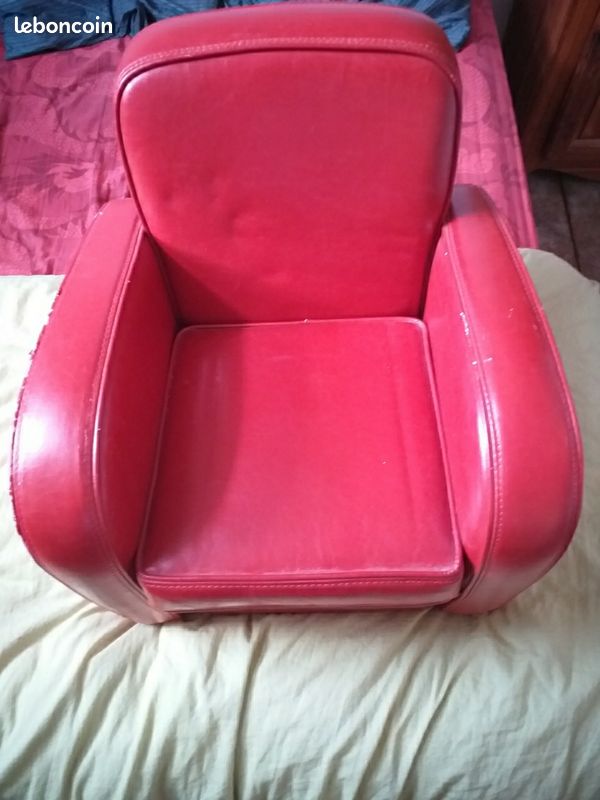 Fauteuil rouge enfant (image 2)