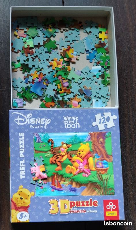Puzzles disney Winnie l'ourson et Minnie Mouse (image 2)