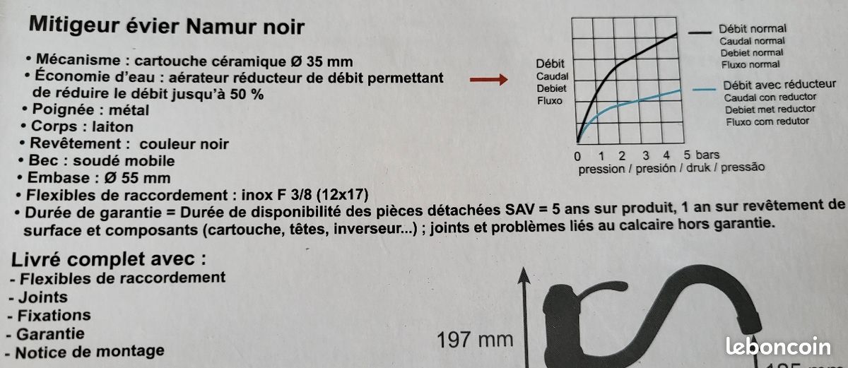 Robinet rousseau type namur (image 3)