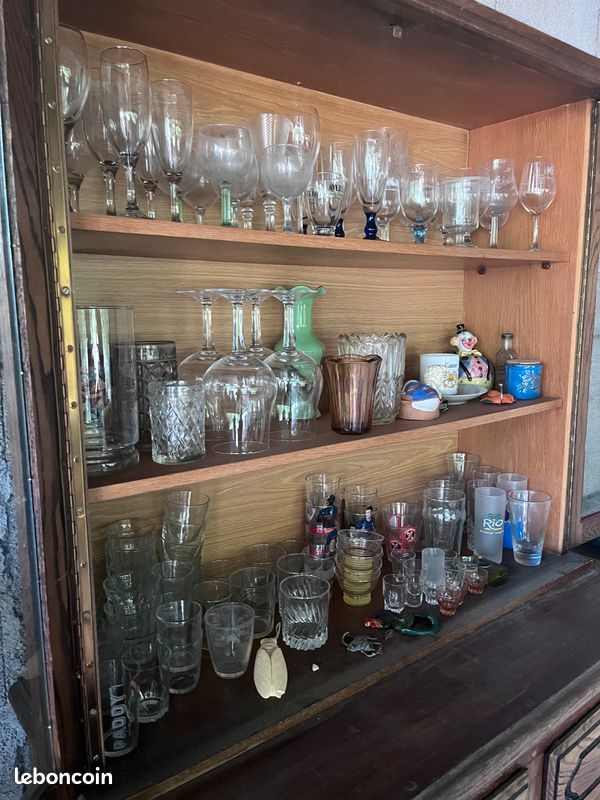 Lot de verres, vases, divers (image 2)
