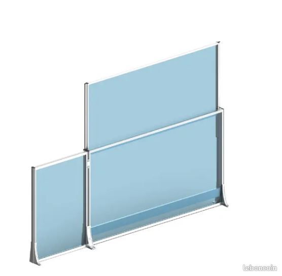 Paravent telescopique en verre prix brade (image 4)