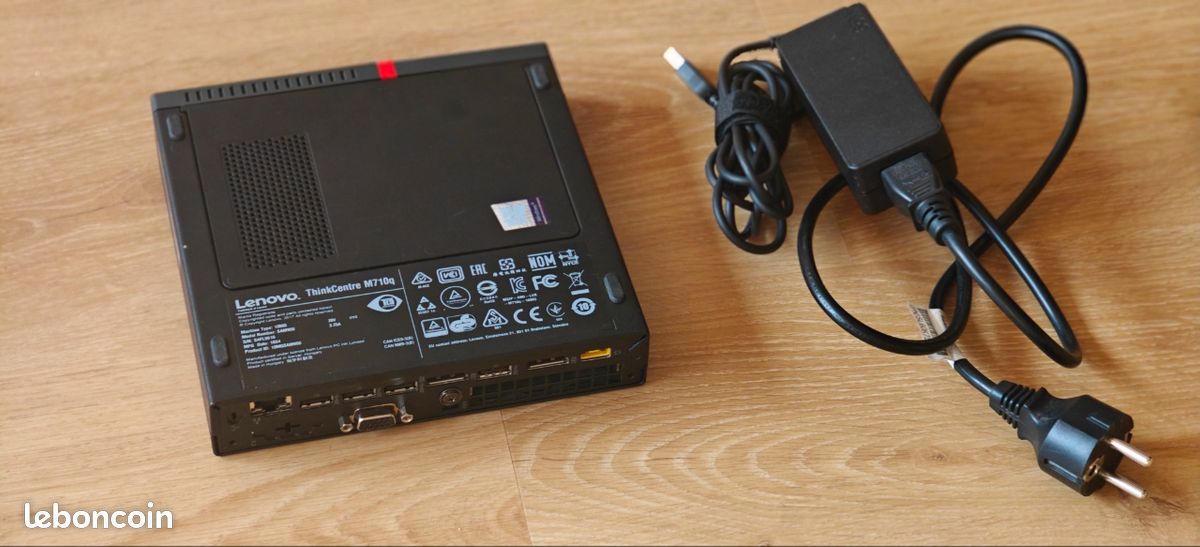 Lenovo Tiny M710q 8G G3930T 128Go KabyLake transcodage vidéo matériel (image 2)