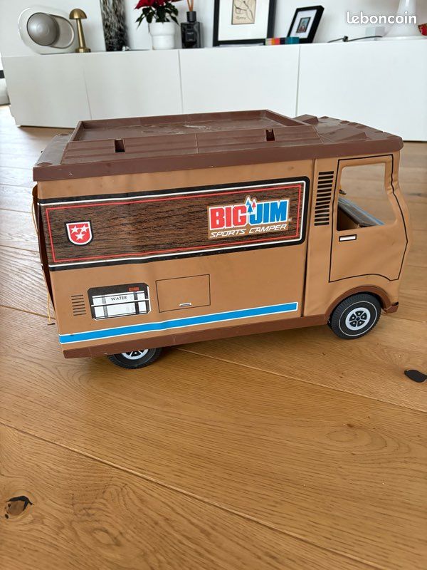 Camping-car Big Jim Mattel Vintage | Sports Camper Avec Boîte D'origine (Occasion)