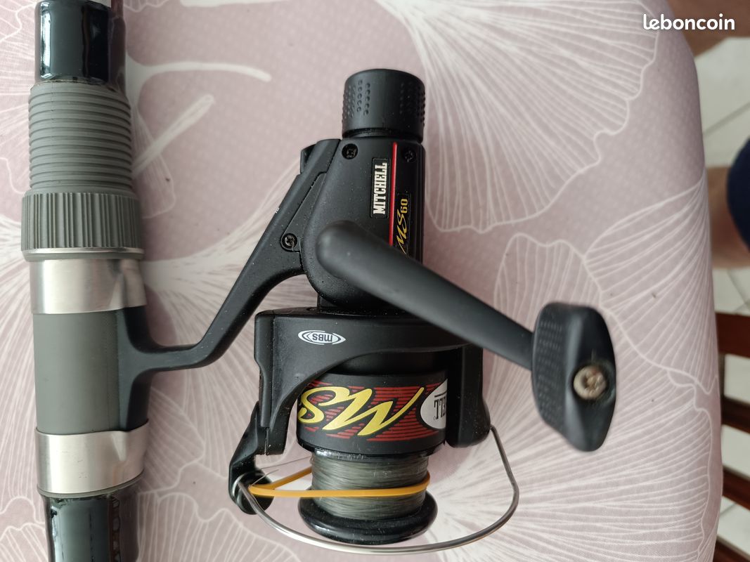 Canne Shimano 3,60 m + moulinet Mitchell MS60 – Super état (image 7)