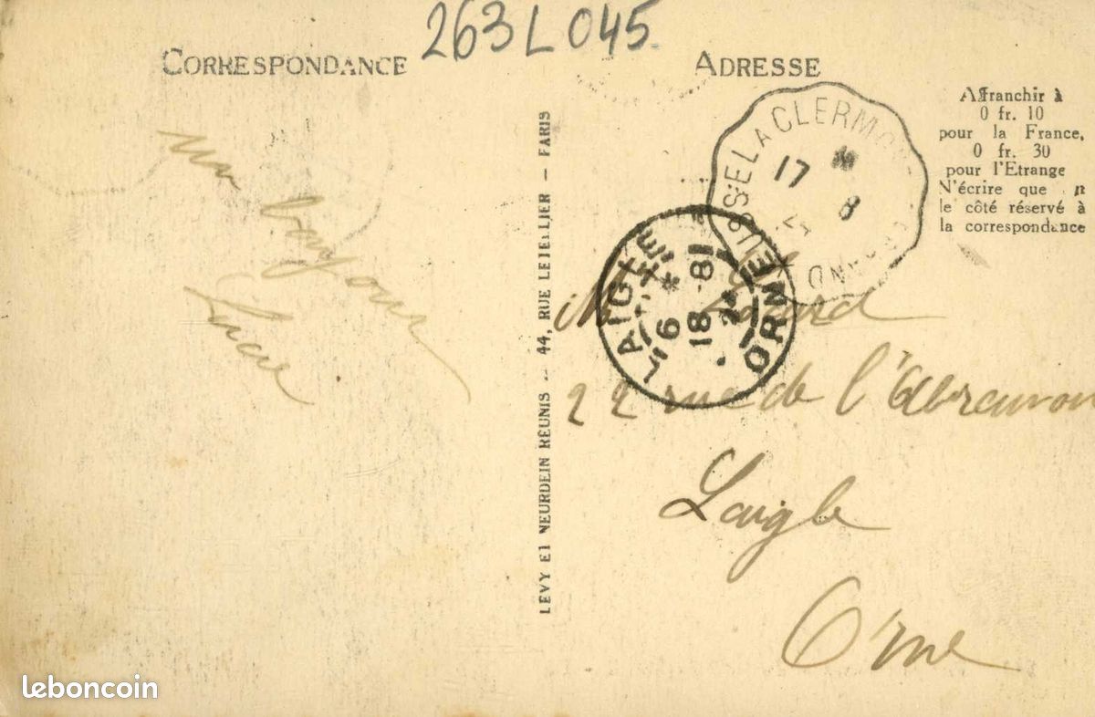 Carte d'identité Sapeur-pompier 1960