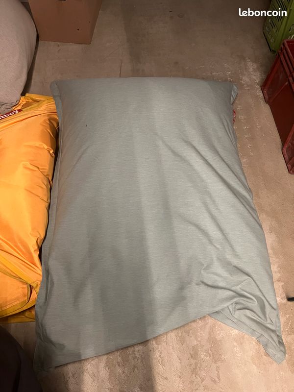 Pouf Fatboy Original 180 × 140 cm - coloris gris, vert d'eau, noir (image 3)