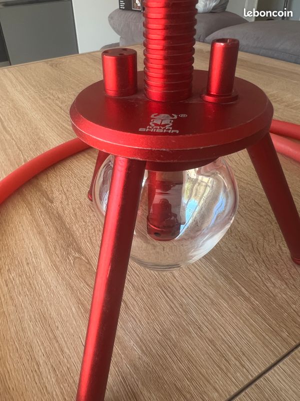 Chicha Kaya Shisha Tripod Rouge (image 5)