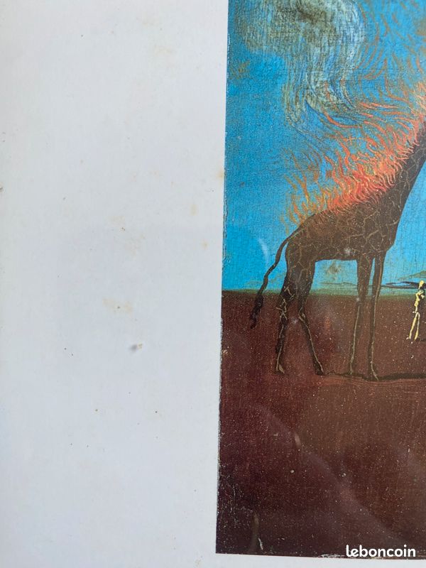 Tableau Giraffe en Feu de Salvador Dali (image 2)