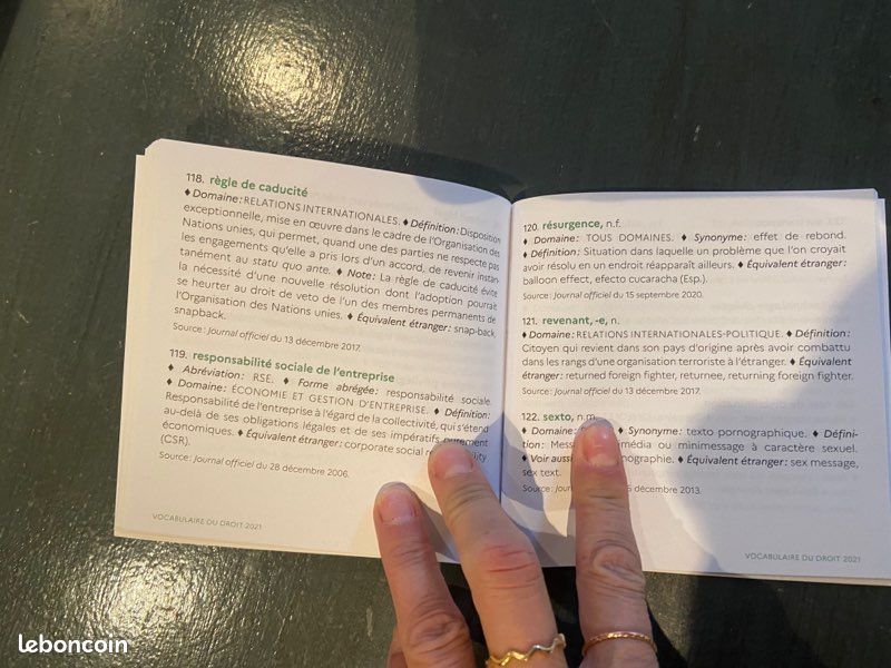 Petit livre « Vocabulaire du droit 2021 » (image 3)