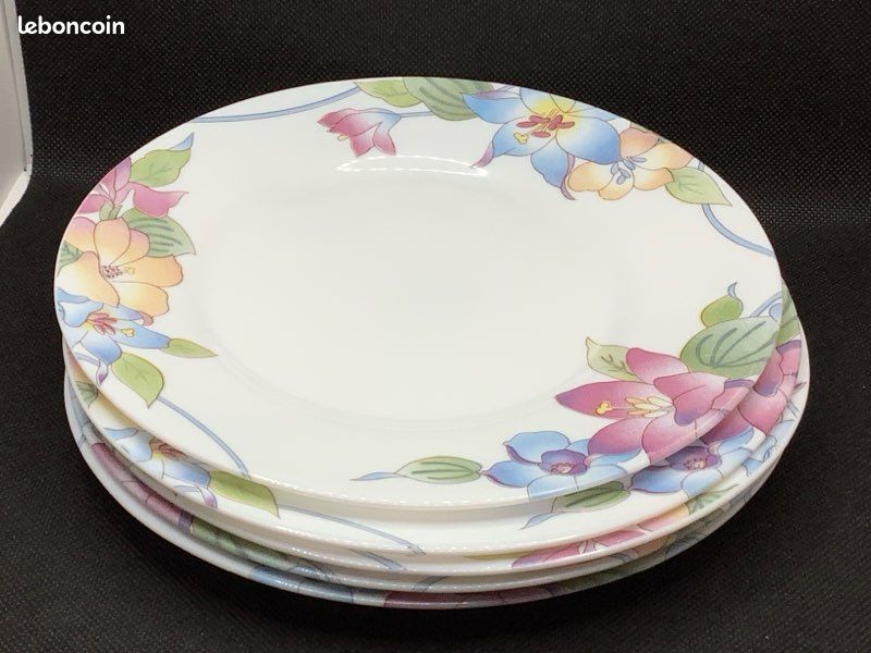 Assiette creuse Opaline 19 cm (lot de 6) - Gamm vert
