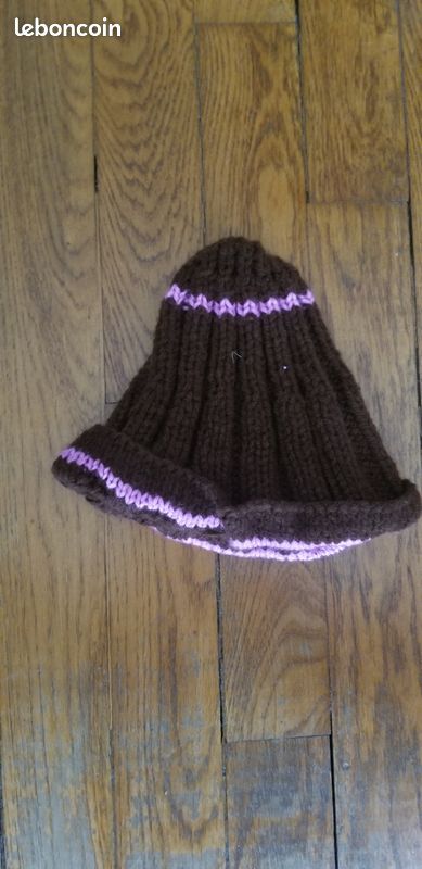 Ensemble en laine fait main écharpe bonnet guetre (image 3)
