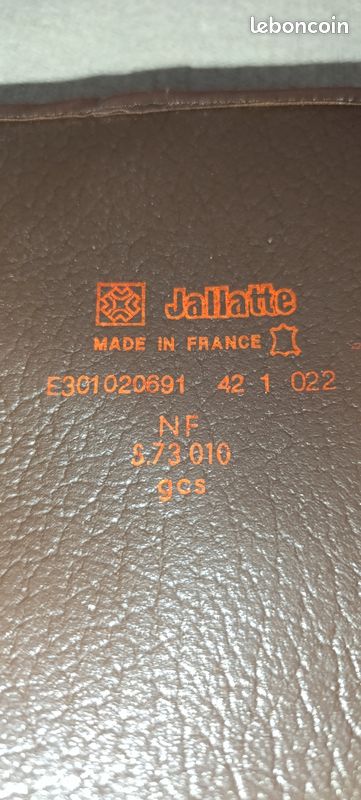 Bottes de sécurité JALLATTE neuves en cuir – Pointure 42 (image 3)
