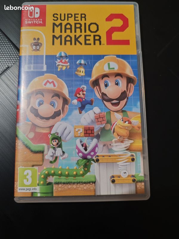 Jeu Super Mario Maker 2 - Nintendo Switch - Boîte Complète (Version Française) (image 1)