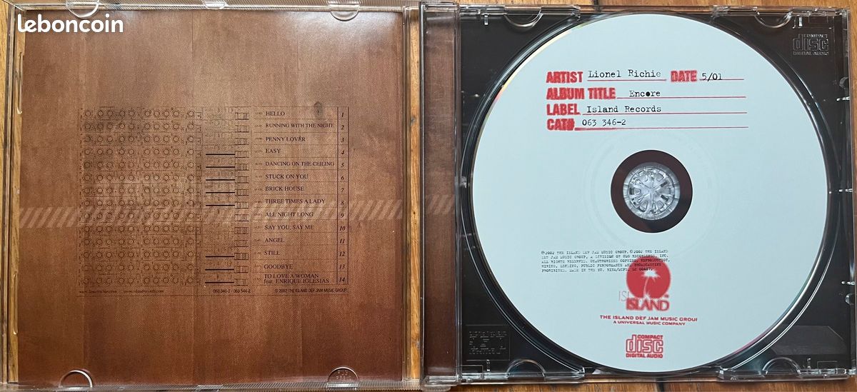 Cd Lionel Richie : « Encore » (image 3)
