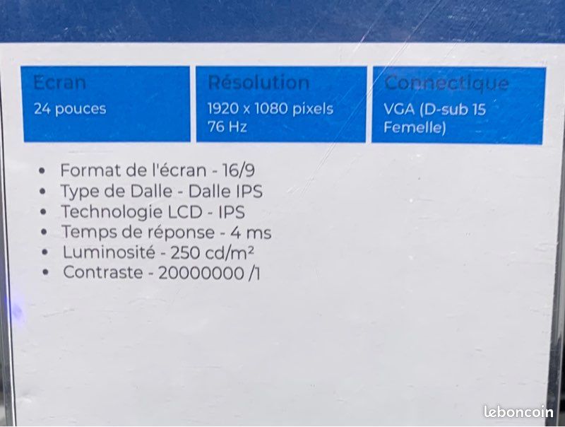 Écran LED 22 pouces (image 1)