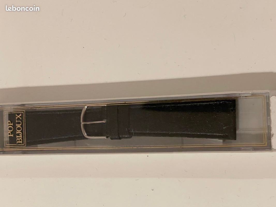 Bracelet cuir croute de vache 20 mm - neuf (image 1)