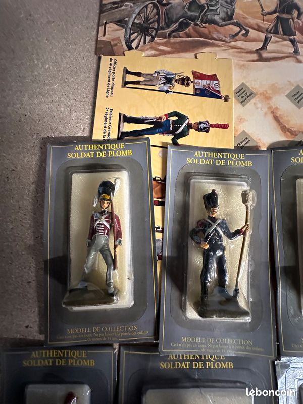 Starlux Lot de 10 Soldat de plomb Napoléon sous blister lot N°6