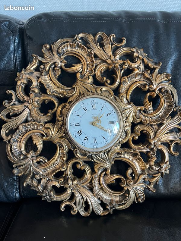 Horloge murale 54 cm Jaeger Le Coultre Rococo Vintage (image 2)